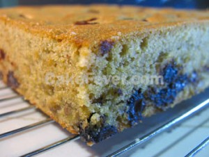 Cake Pisang Coklat 