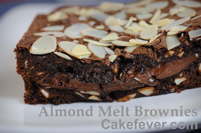 Almond Melt Brownies. Foto:Cakefever.com