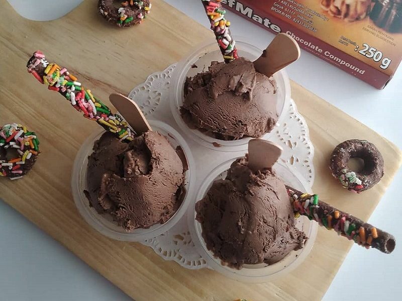 Resep Es Krim Coklat (sumber: @asma_efde on Instagram)